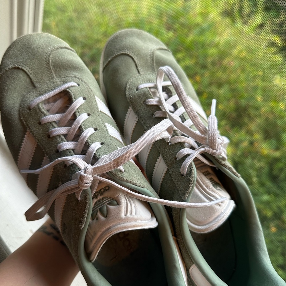 Adidas Gazelles Green Sneakers